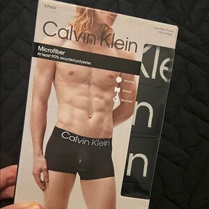Calvin Klein low rise trunk three pack